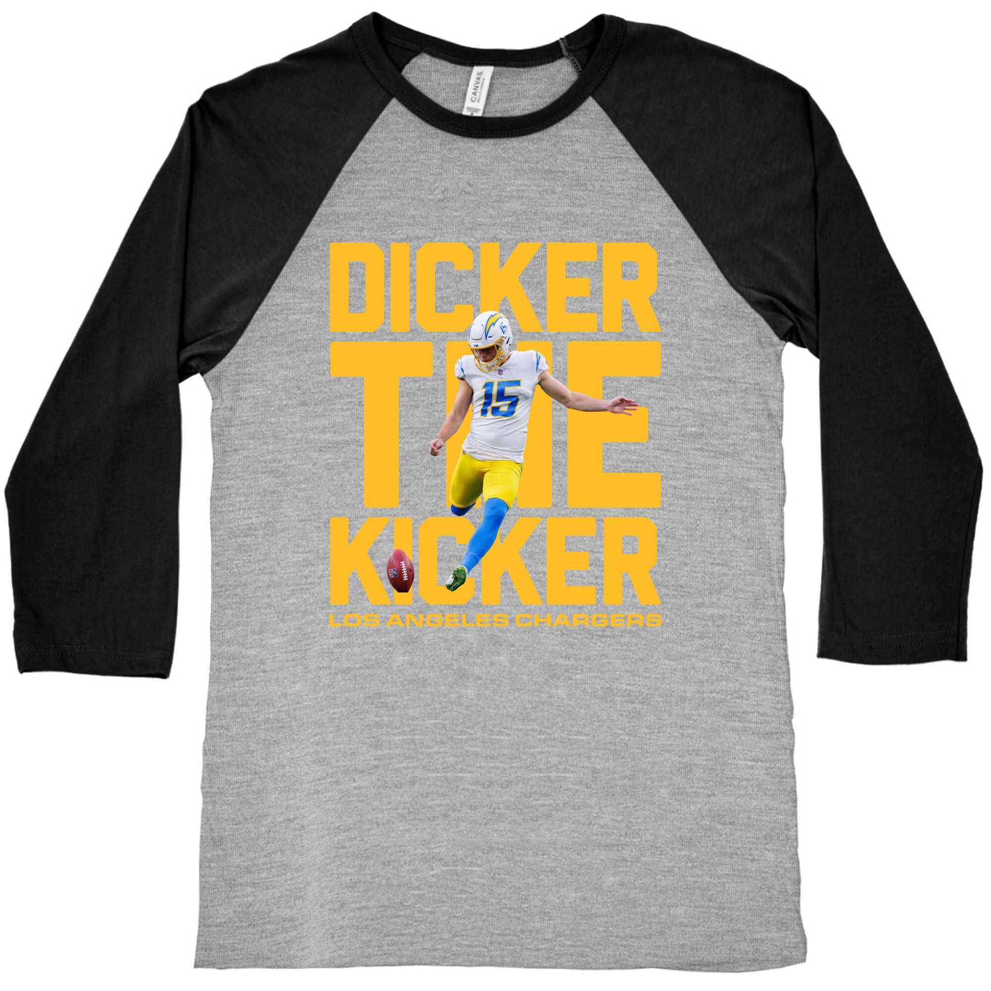 Dicker the Kicker Baseball Tee